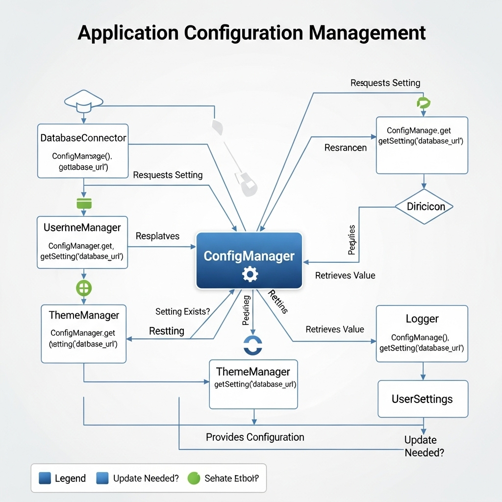 Config Manager Singleton Flowchart