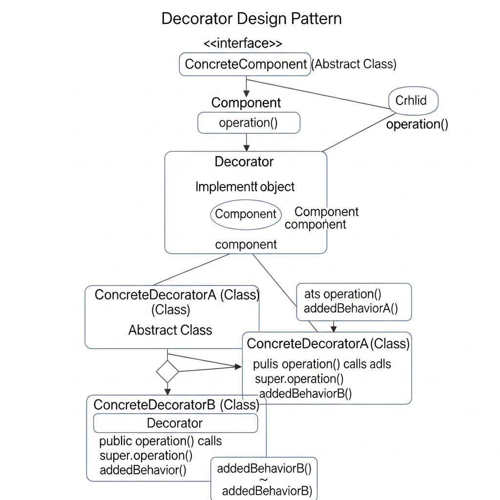 Decorator Pattern UML Diyagramı
