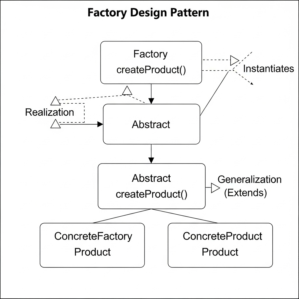 Factory Pattern UML Diyagramı