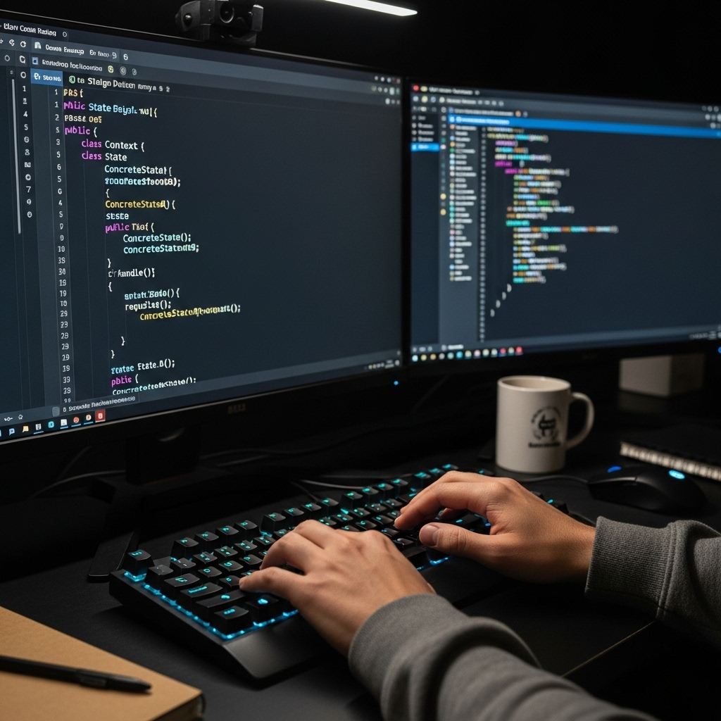 Programmer Coding State Pattern