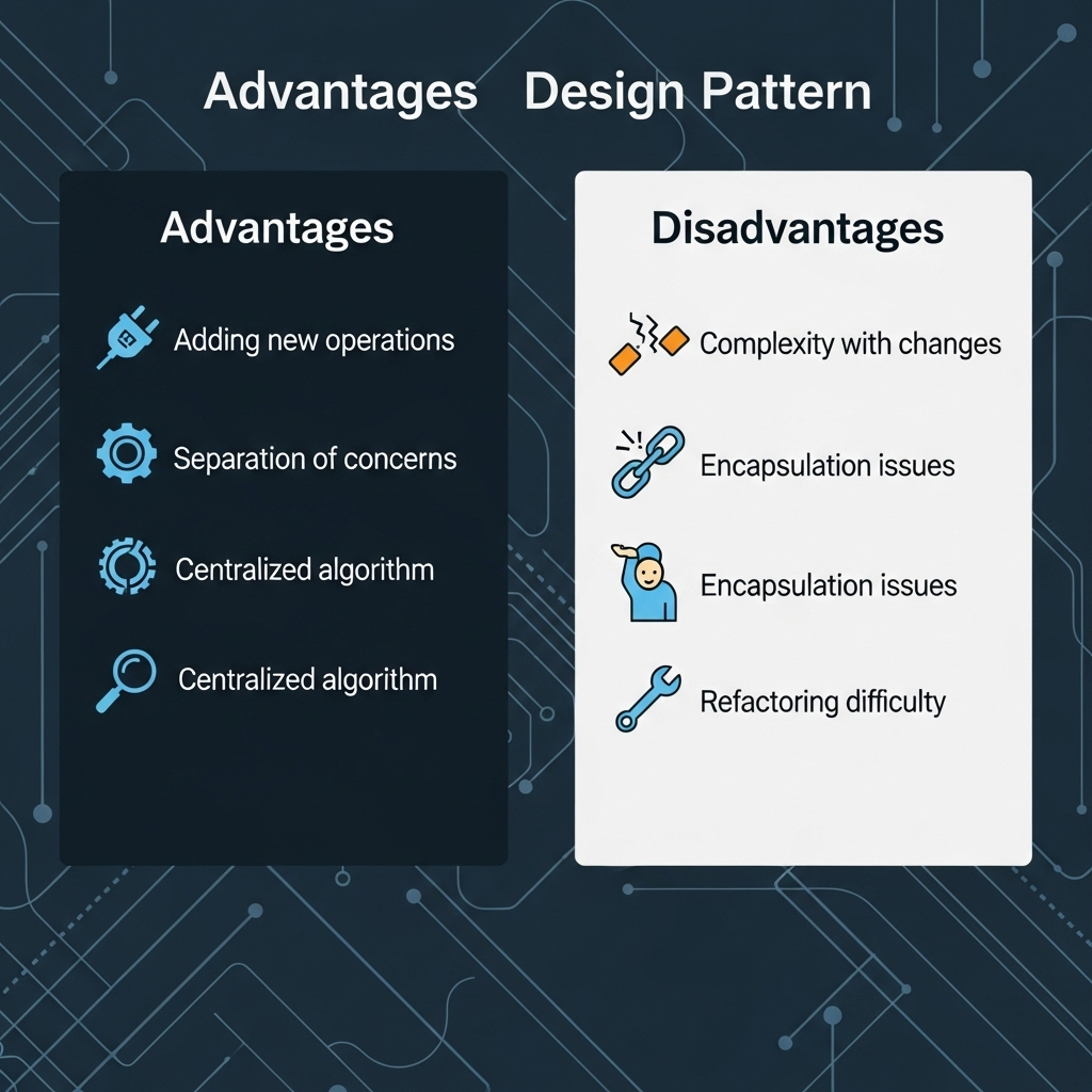 Visitor Pattern Infographic